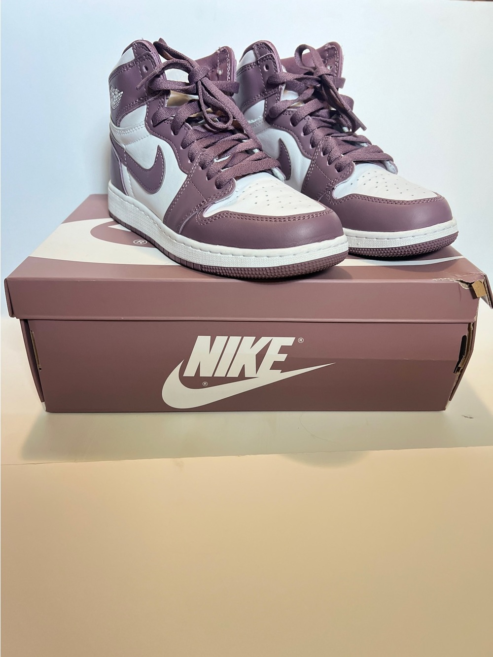 Nike Air Jordan 1 Retro High OG GS Sky J Mauve 6Y White FD1437-105 w/ Box